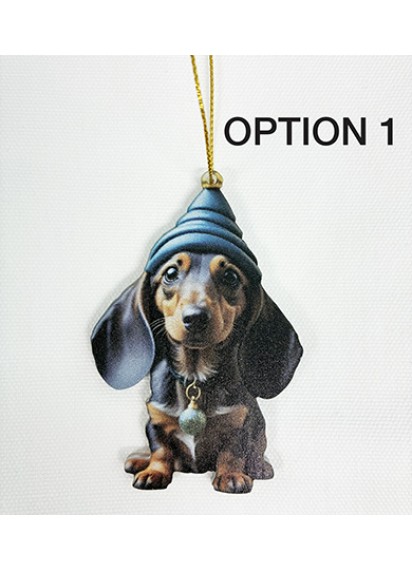 Christmas Doxie decoration